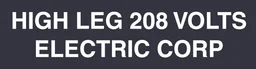 High Leg 208 Volts Electrical Corp.