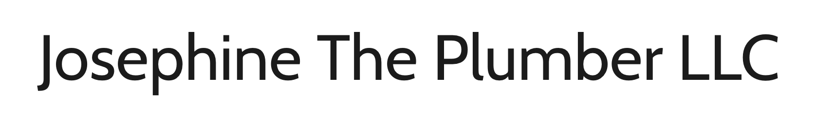 Josephine the Plumber LLC